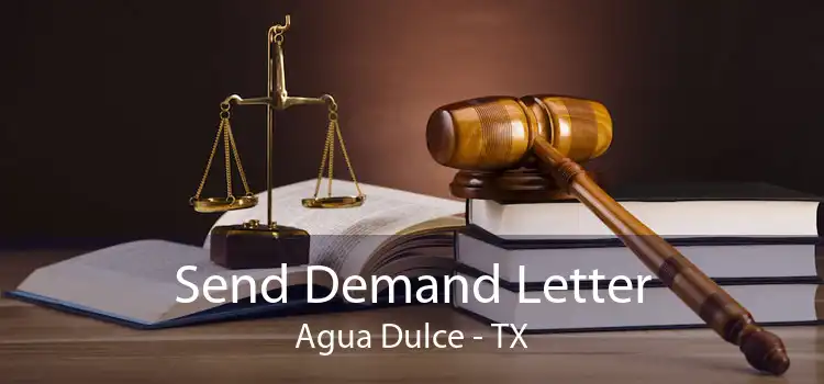 Send Demand Letter Agua Dulce - TX