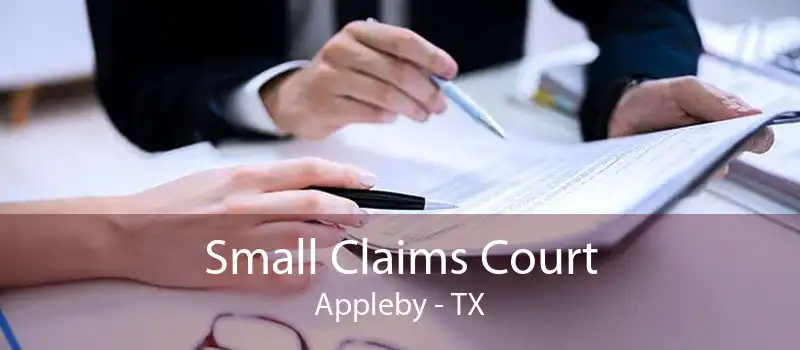 Small Claims Court Appleby - TX