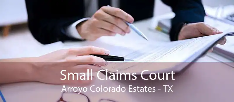 Small Claims Court Arroyo Colorado Estates - TX