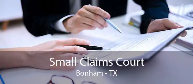 Small Claims Court Bonham - TX